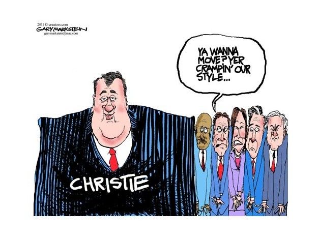 Too crowded for Chris Christie