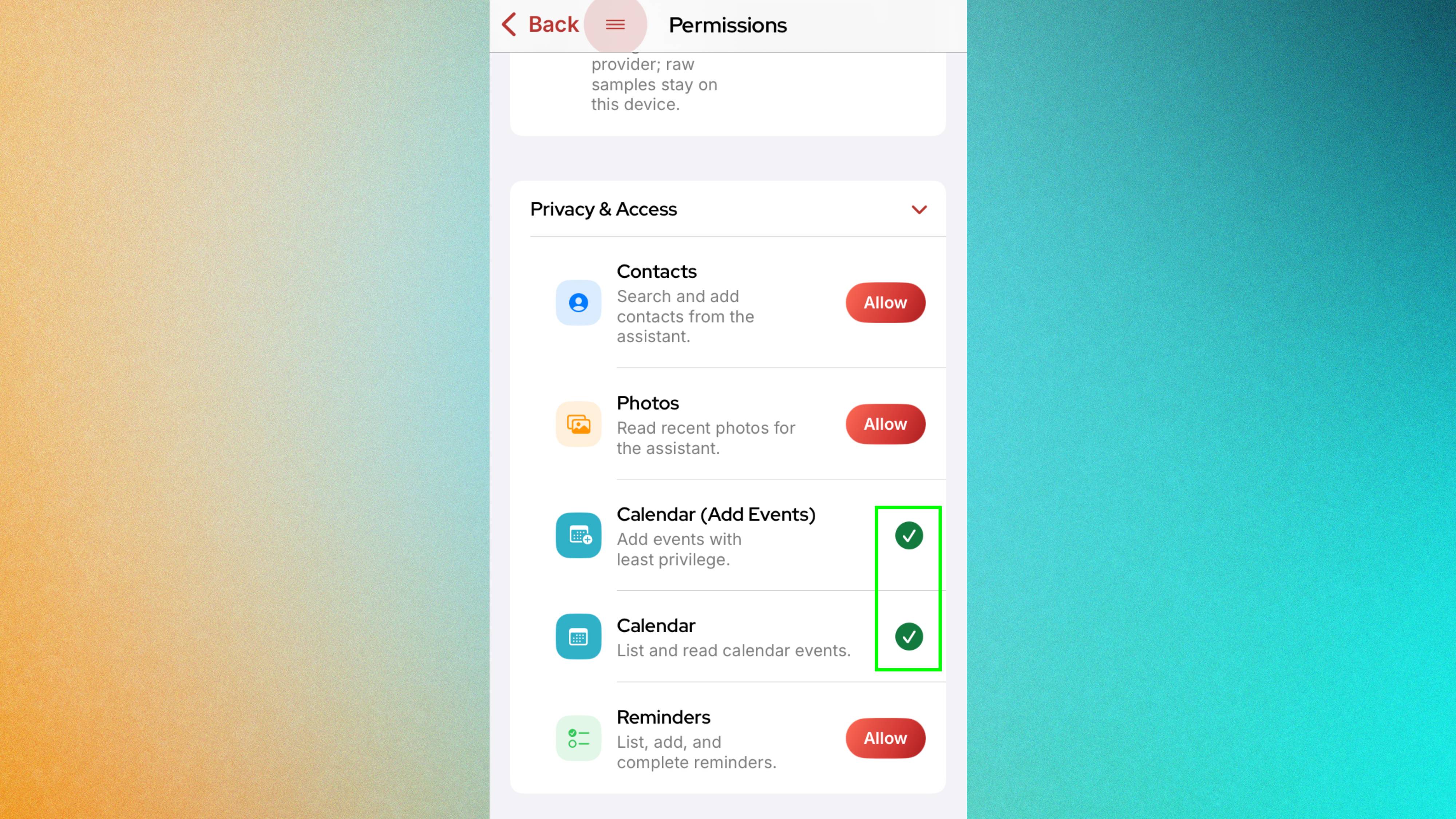 Calendar synced in OpenClaw