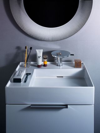 Wash Basin vanity unit and mirror
