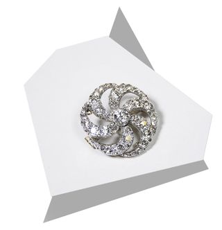 The diamond catherine wheel brooch bentley and skinner