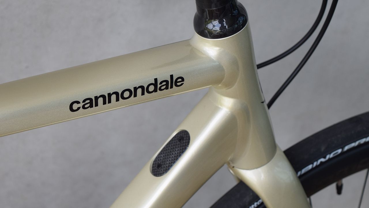 Cannondale's recent trend of subtle graphics continues onto the CAAD13