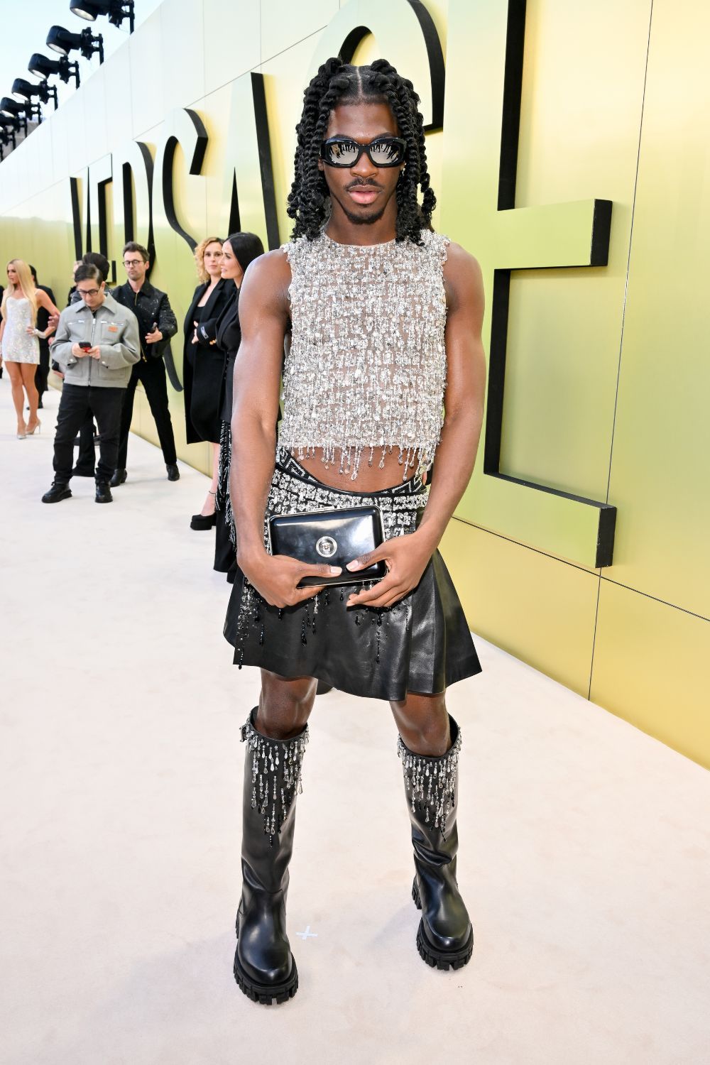 Versace Runway Show Front Row: Lil Nas X