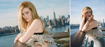 Sarah Pidgeon on a rooftop in NYC