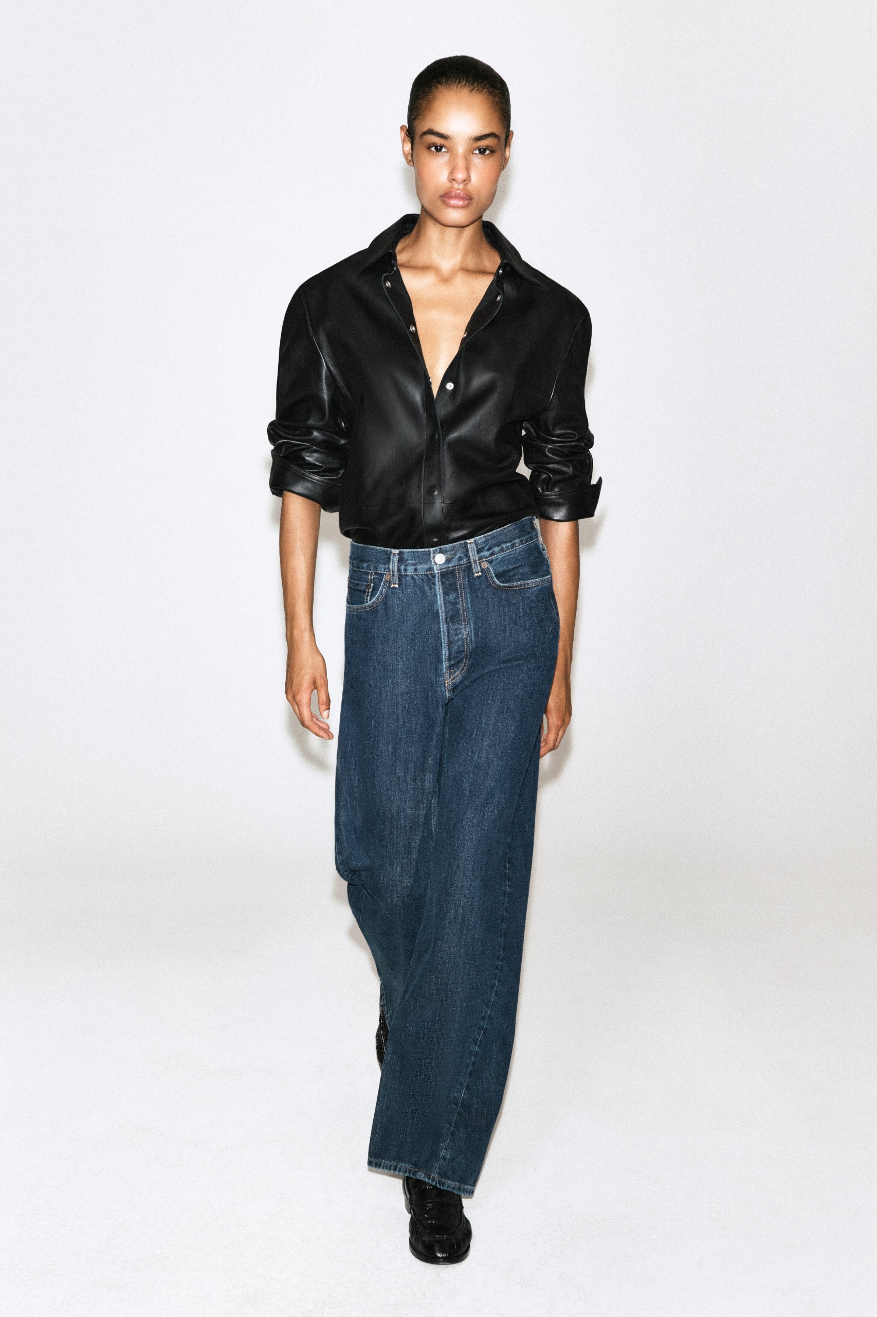 Facade Straight-Leg Jeans