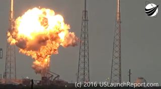 SpaceX Rocket Explosion, Sept. 1, 2016