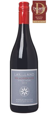 Lay of the Land Ben Morven Farm Pinot Noir New Zealand 2012