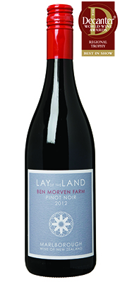 Lay of the Land Ben Morven Farm Pinot Noir New Zealand 2012