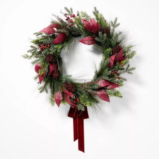 Eucalyptus Ribbon Artificial Wreath