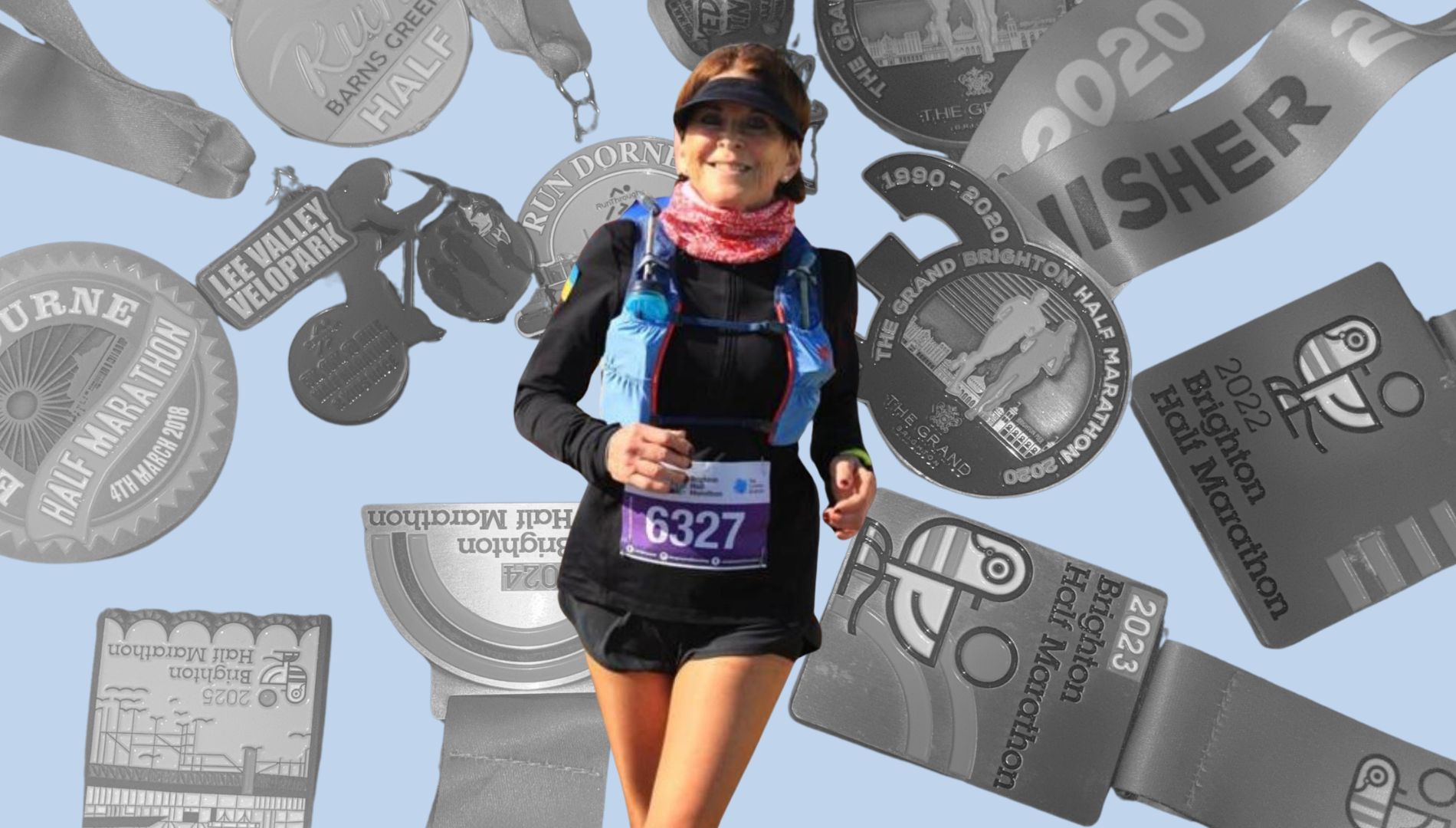Maria Emmerson running a marathon 