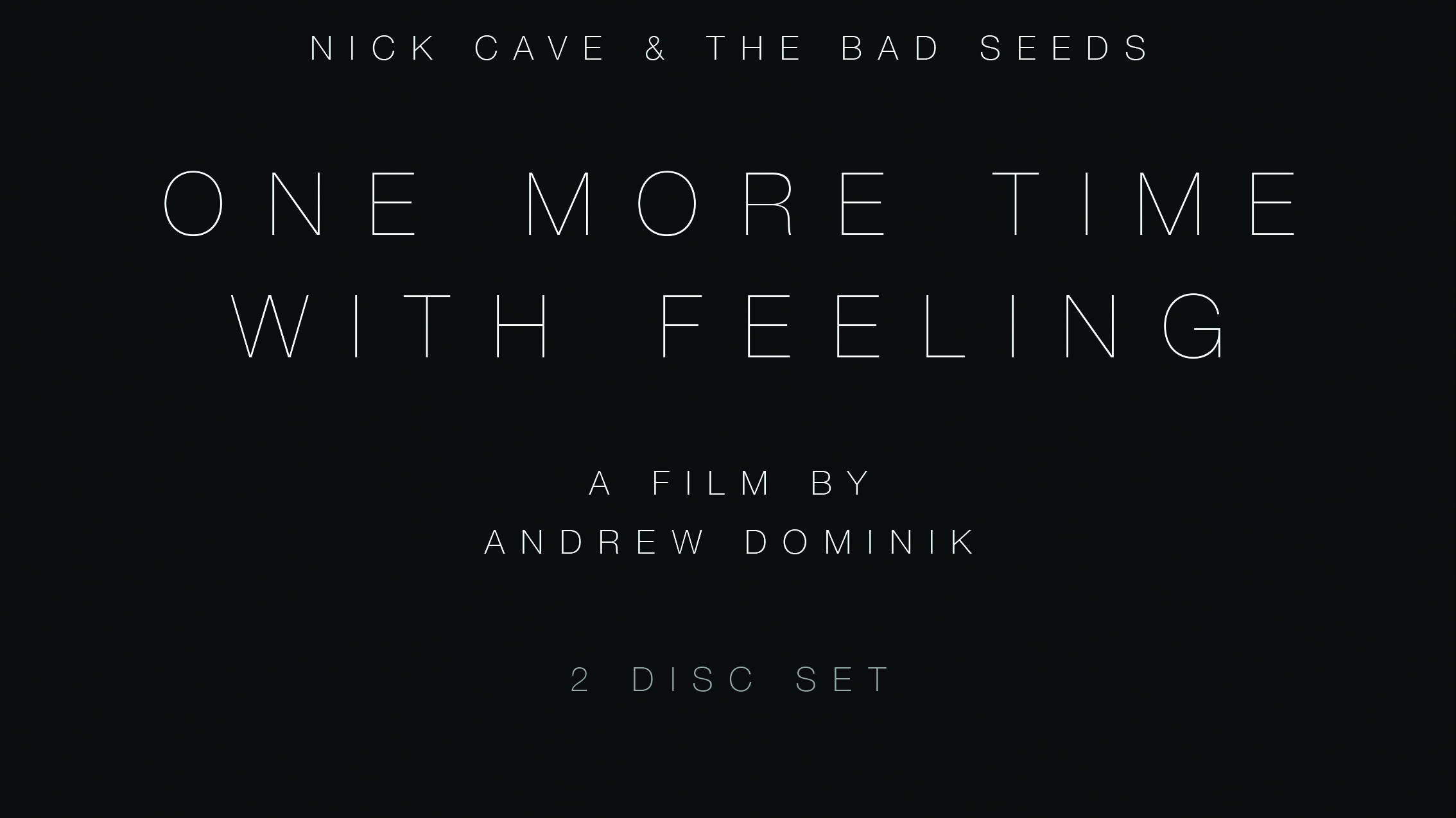 Cover art for Nick Cave &amp; The Bad Seeds - One More Time With Feeling