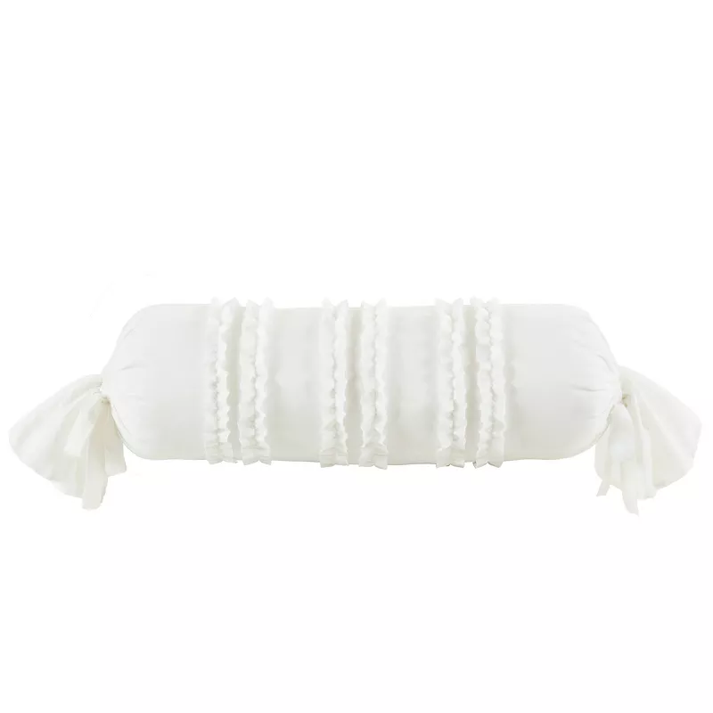 Armoire Collection Oversized Bolster Ruffle Pillow