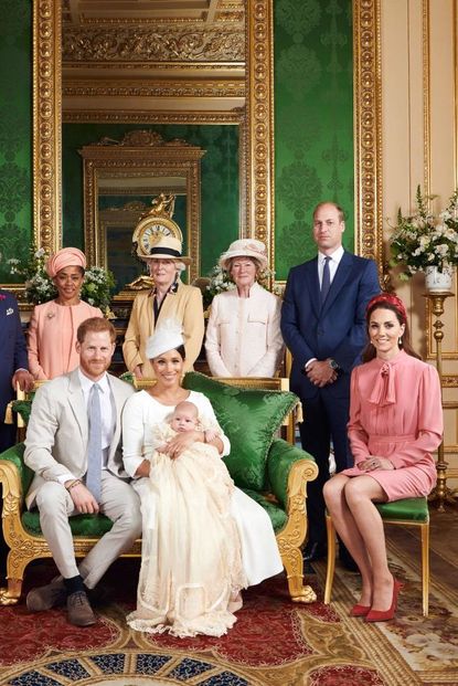 When Kate chose Diana's earrings for Archie's christening portrait.