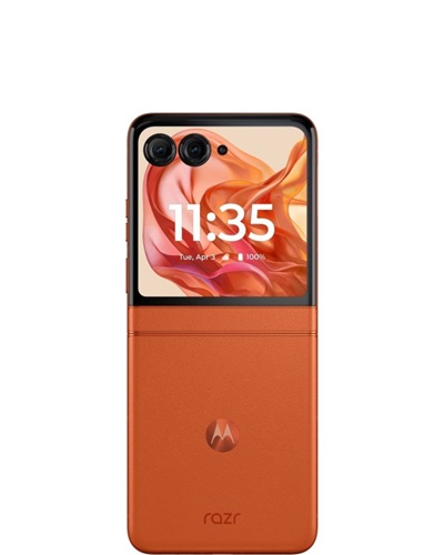 The Motorola Razr 2024 in Spritz Orange
