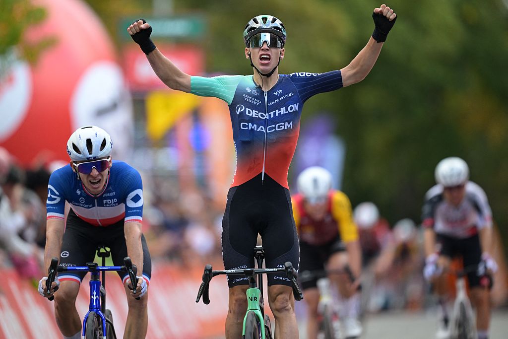 Grand Prix de Wallonie: 20-year-old Aubin Sparfel takes a career best victory catching a late break on the line