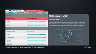FIFA 20 Custom Tactics