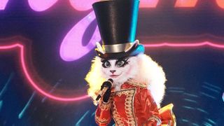 Ringmaster singing on The Masked Singer