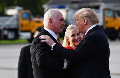 Mike Kelly and Donald Trump.