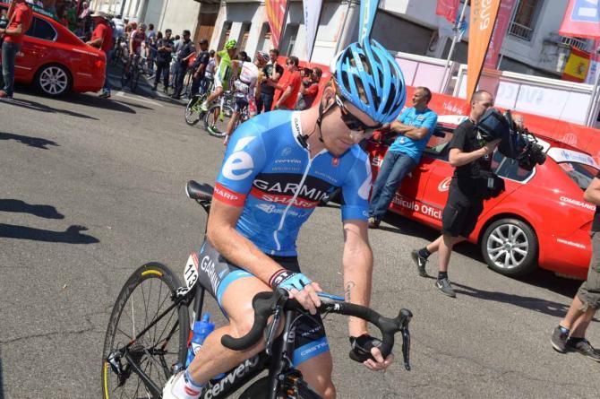 Tyler Farrar (Garmin-Sharp) before the off.