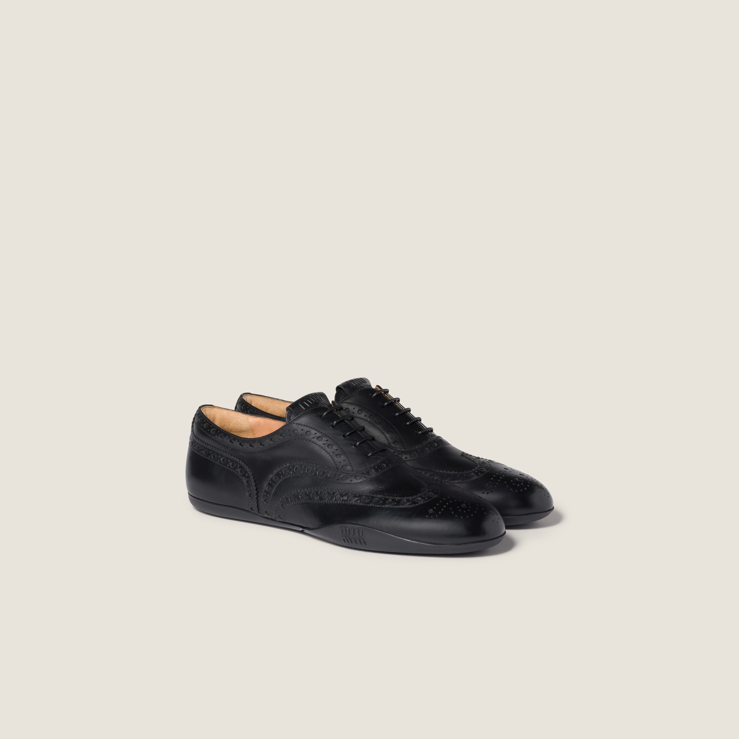 Calf Leather Brogue Shoes