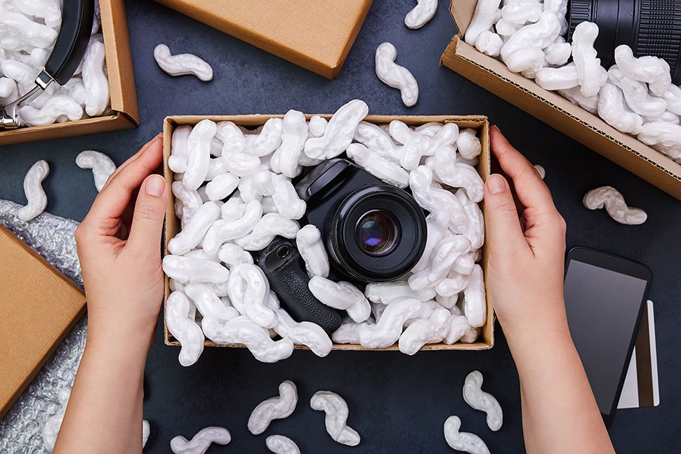 Unboxing a new camera