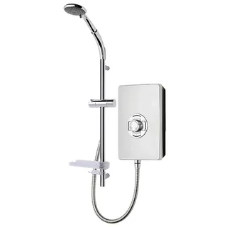 Triton Brushed Steel Effect Manual Electric Shower, 8.5kw