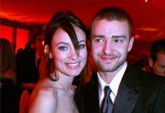 Justin Timberlake and Olivia Wilde 