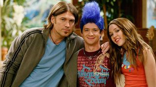 Billy Ray Cyrus, Jason Earles and Miley Cyrus are the three leads in Hannah Montana