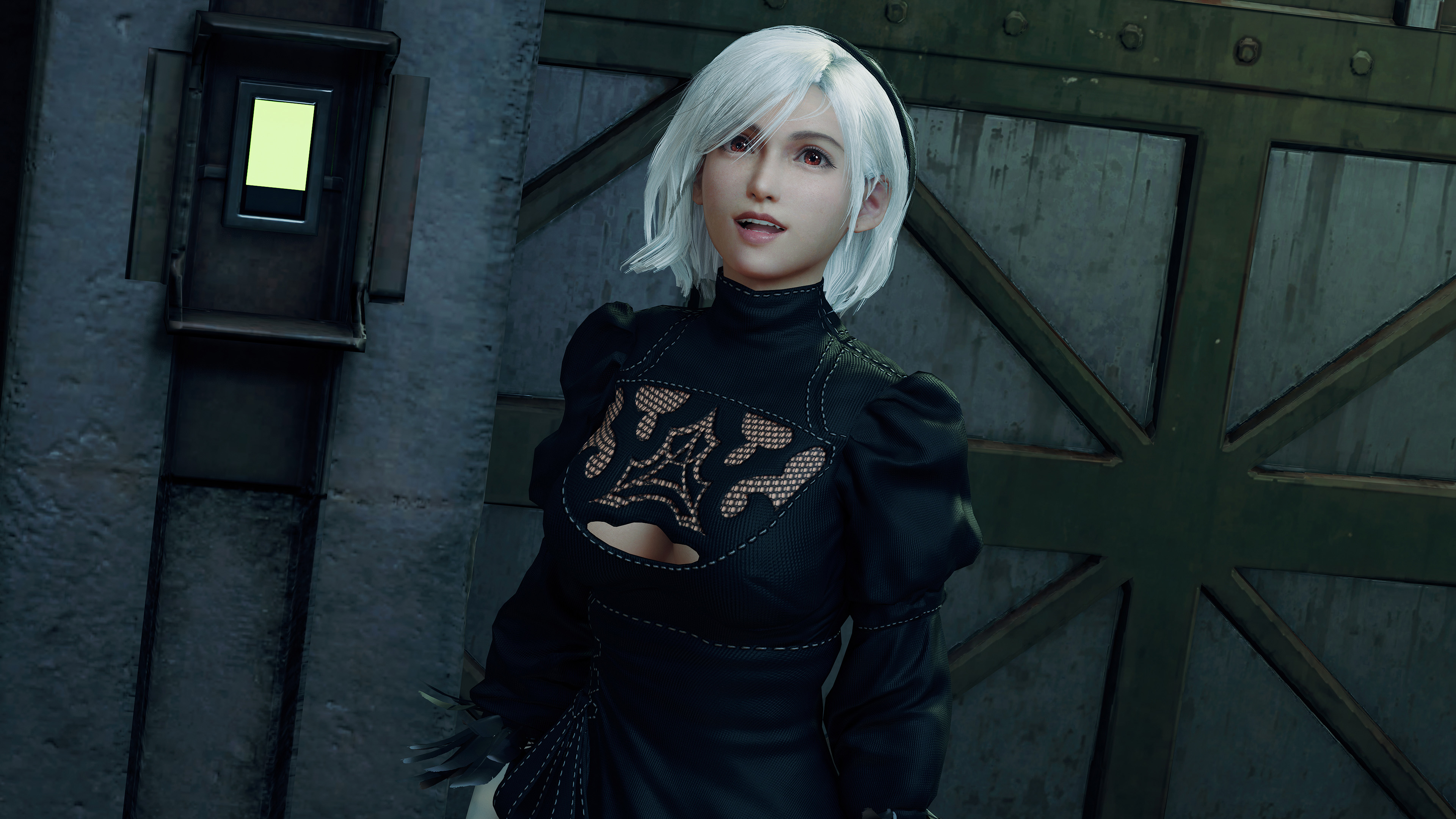 2B in FF7 Remake mod