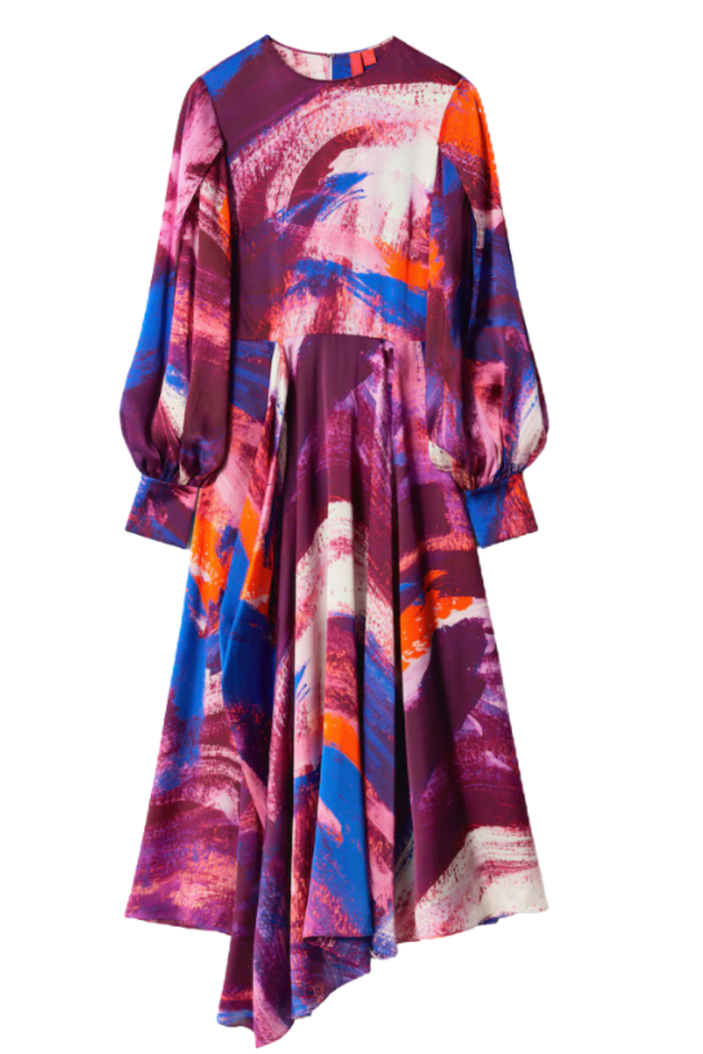 & Other Stories Silk Print Maxi Dress