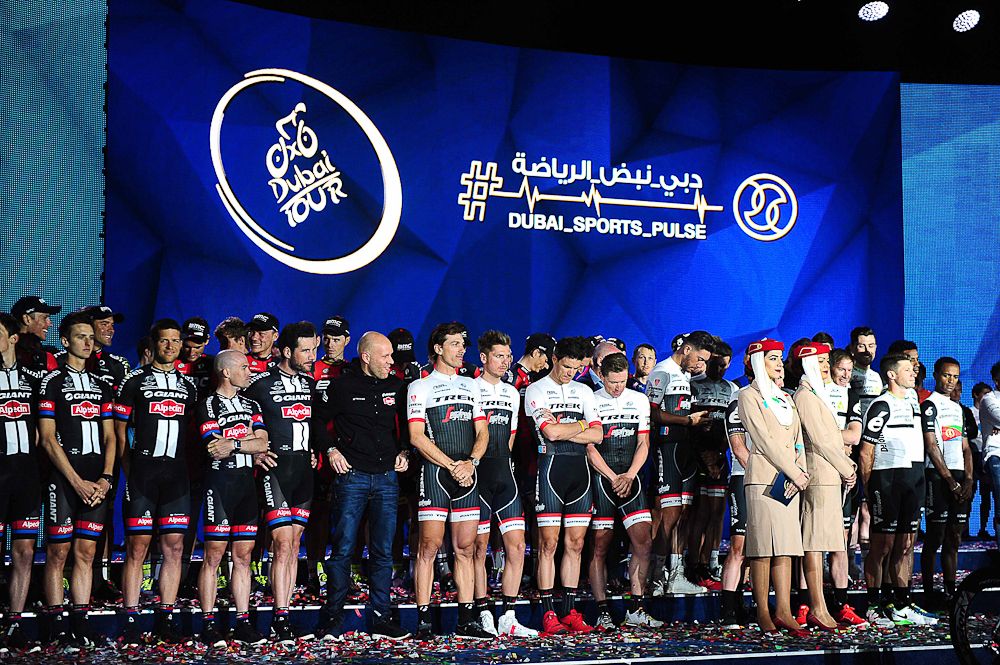 Teams are presented in Dubai.