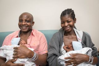 Adeboye and Ajibola Taiwo are the parents of sextuplets.