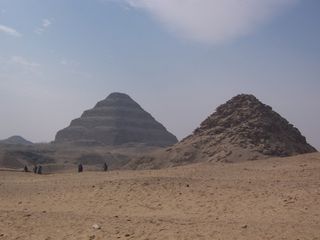 Step Pyramid from ancient Egypt.