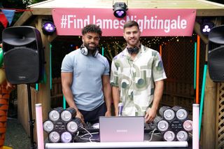 Romeo Nightingale (right) pictured with Prince in Hollyoaks. 