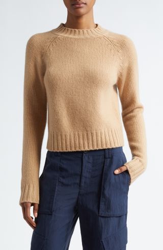 Raglan Sleeve Cashmere Sweater