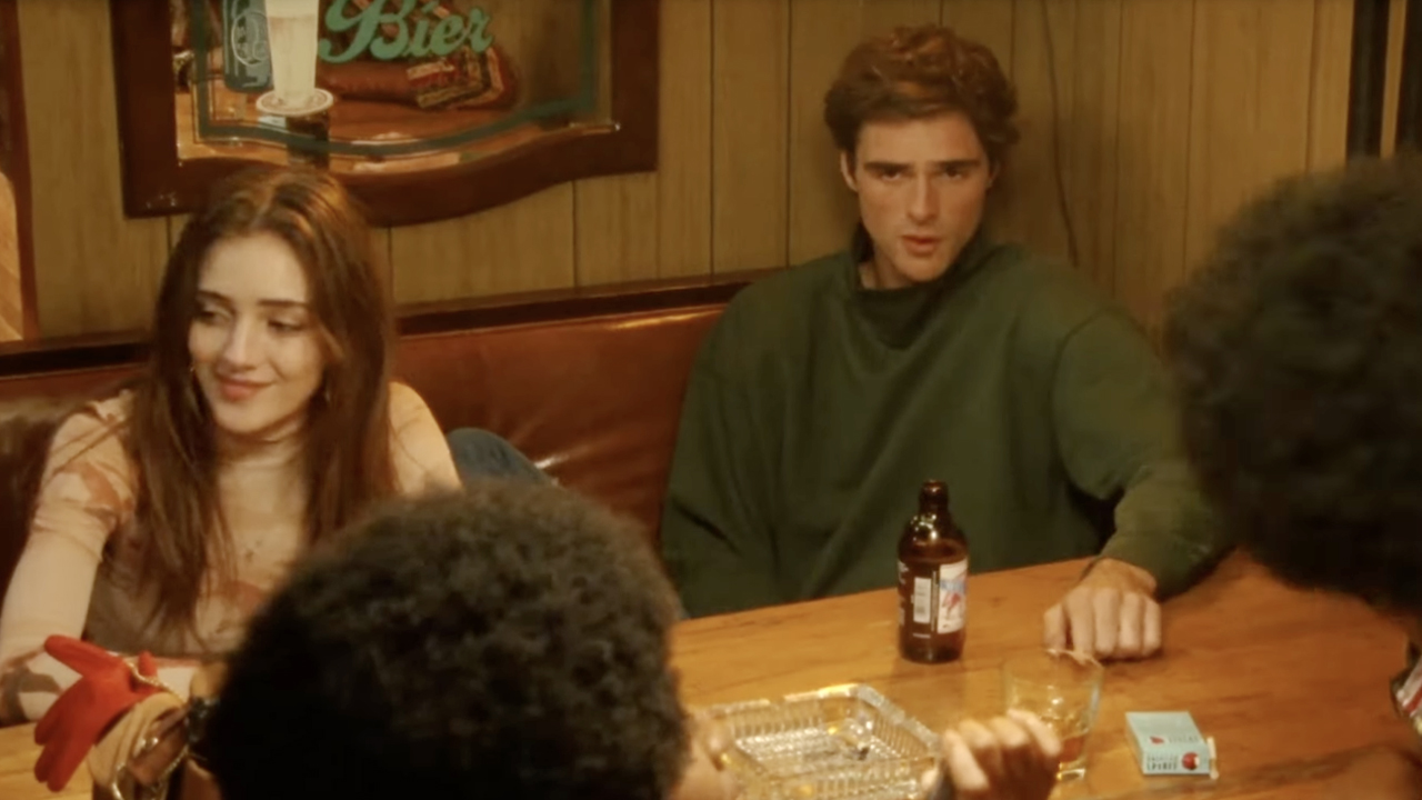 Talia Ryder as Lillian and Jacob Elordi as Ian in The Sweet East