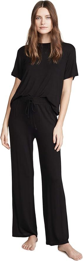 Honeydew Intimates, Honeydew Intimates Women's All American Pajama Set, Black, M