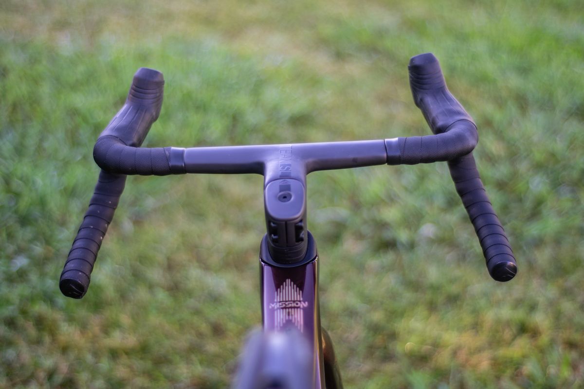 A Merida Mission gravel handlebar
