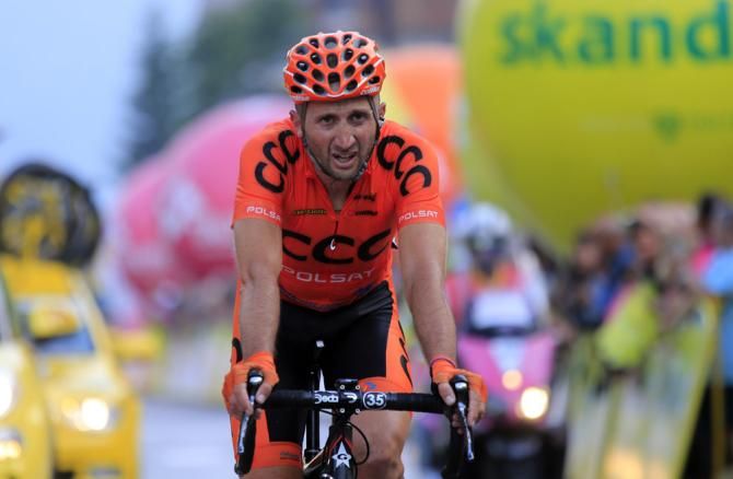 Davide Rebellin (CCC Polsat Polkowice) finished in the lead group on the Tour of Poland's first stage