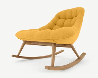 Made.com Kolton yellow Rocking Chair