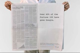 Google 'Gone Google' ad campaign