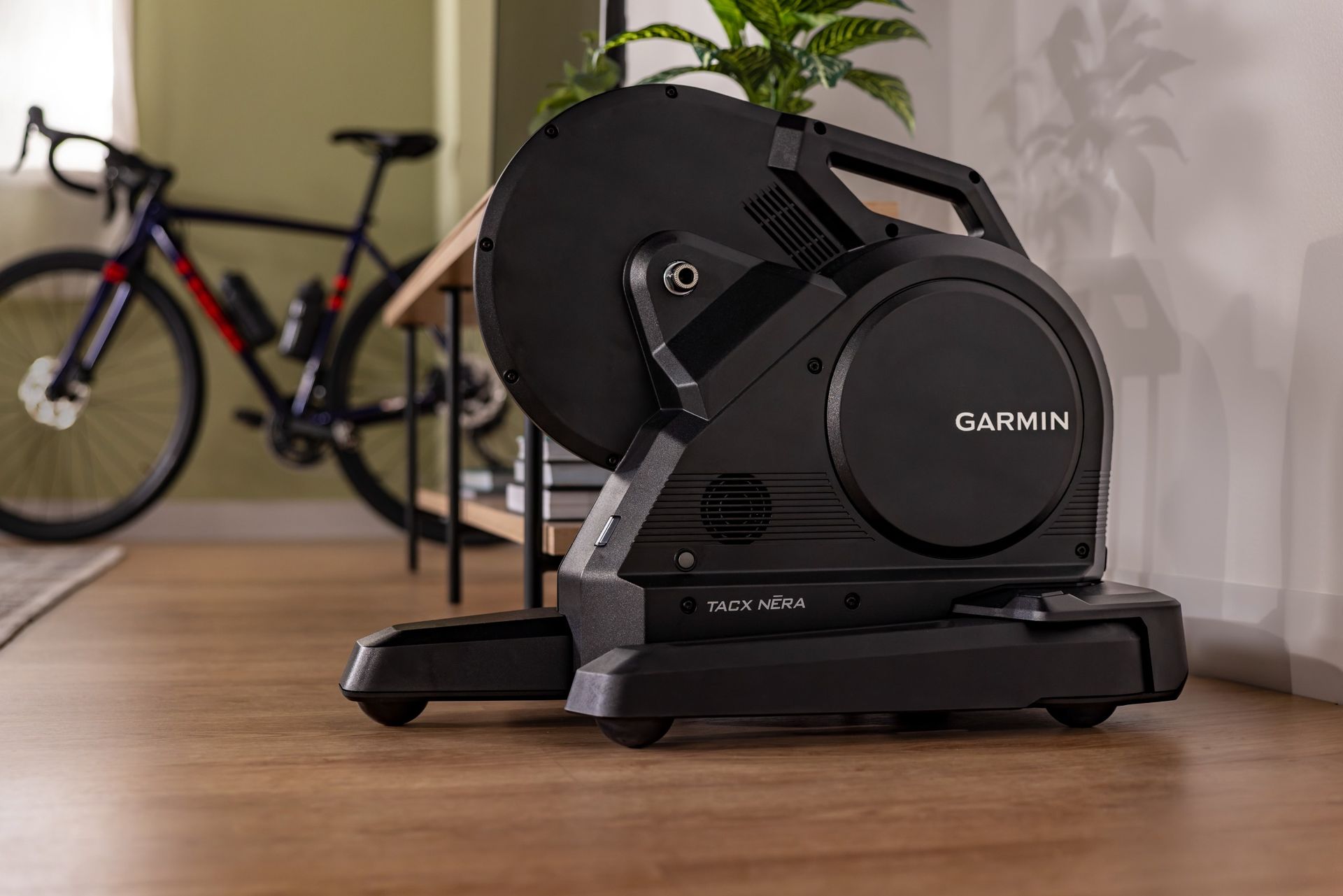 A Tacx Nēra indoor smart trainer