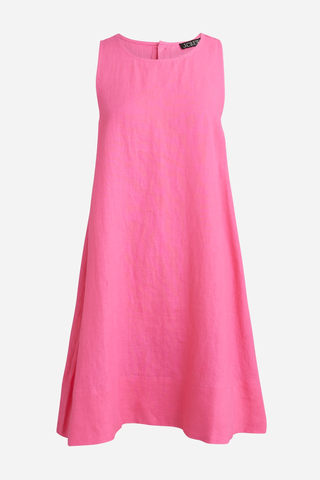 J.Crew Maxine Button-Back Dress in Linen (Was $98)