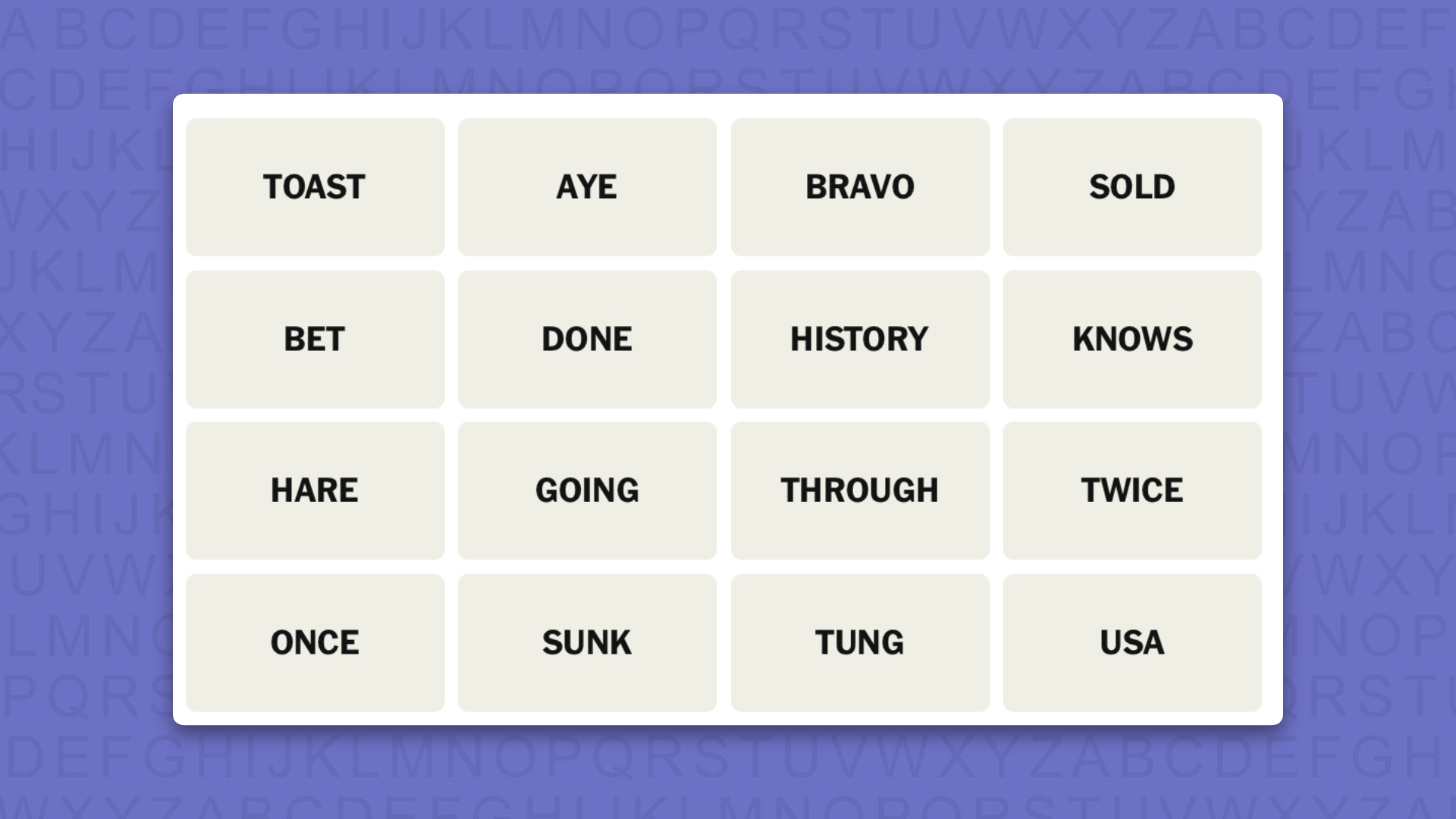 NYT Connections hints for game 1157 on a purple background