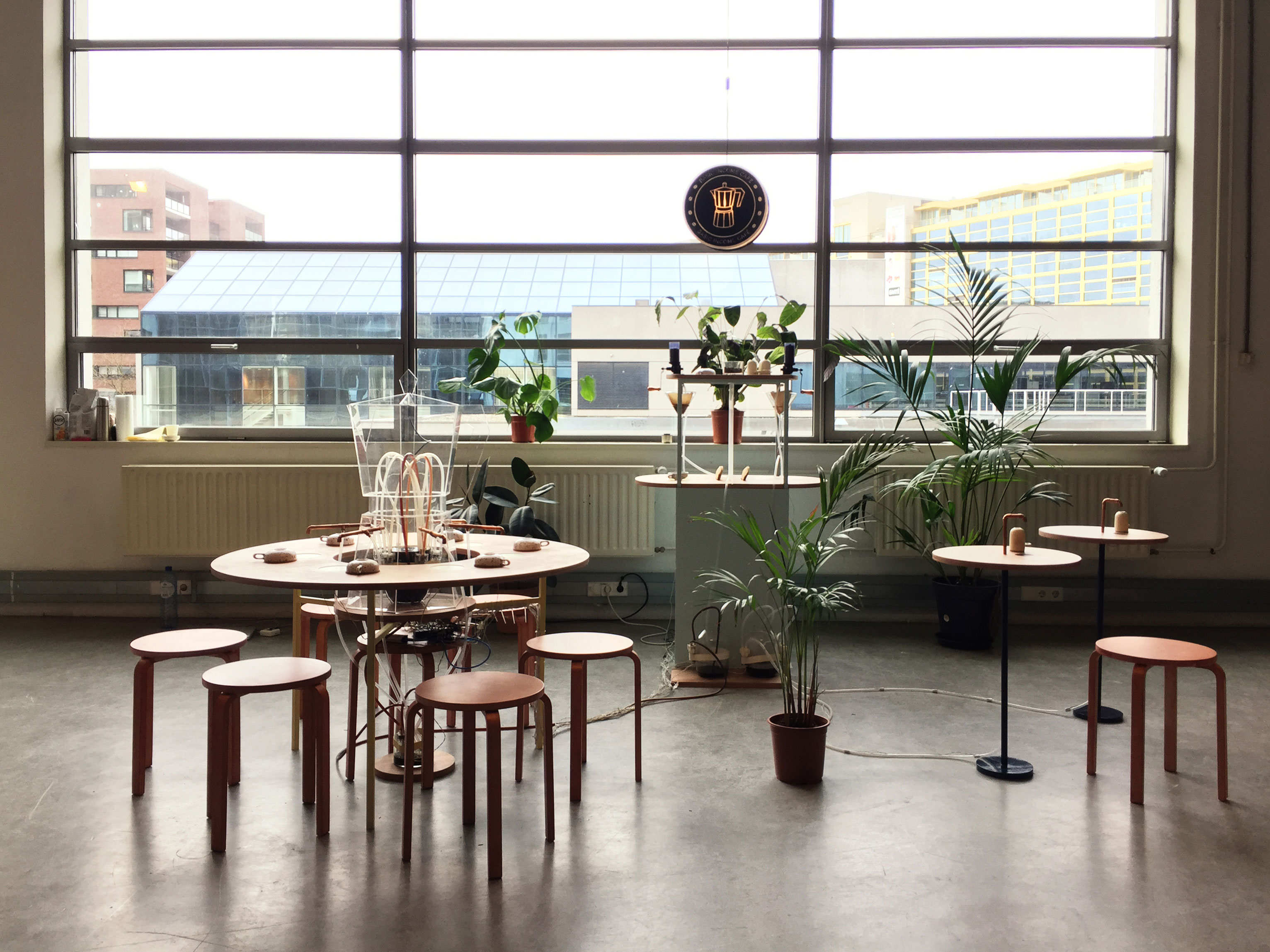 cafe set up by Cream on Chrome