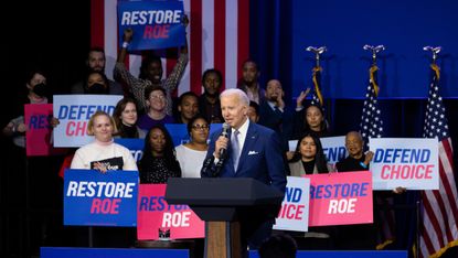 Joe Biden delivering a speech