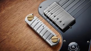 Close up of PRS S2 pickup and bridge