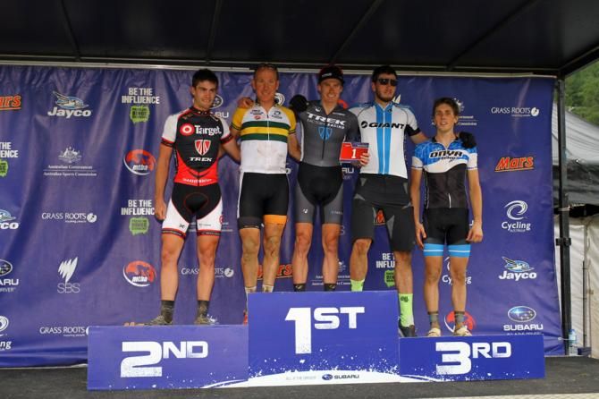 Bright elite men's cross country podium