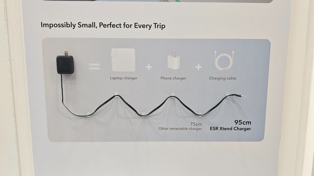 ESR Xtend cable length display