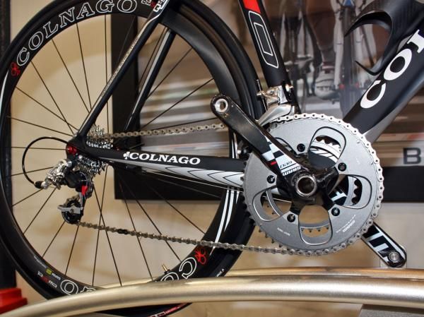 Chain stays are big and tall on the new Colnago M10.