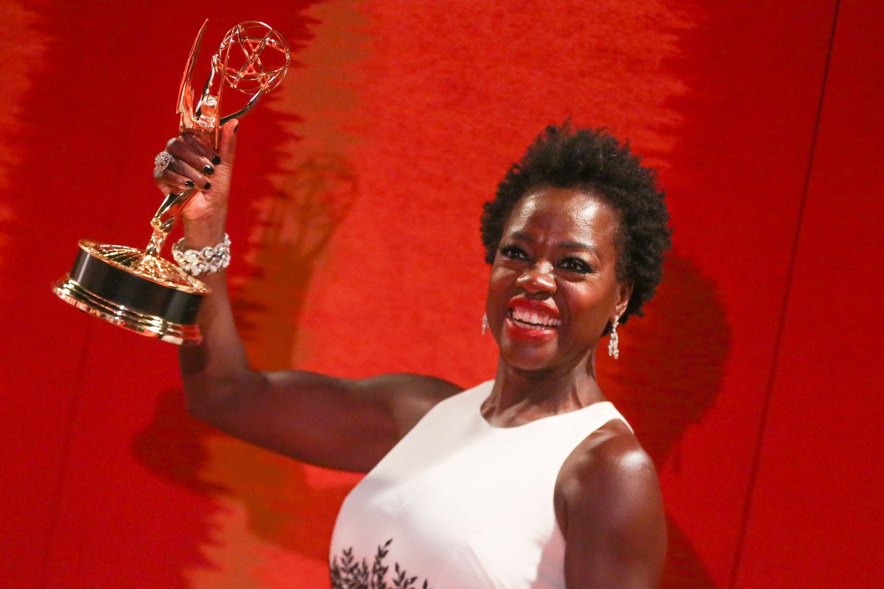 Viola Davis makes history.